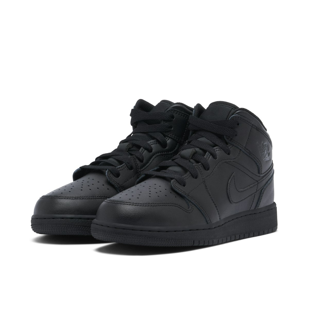 Air Jordan 1 mid Triple Black (GS)