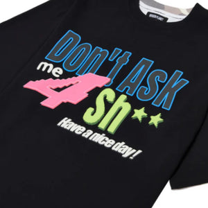 Broken Planet Don’t Ask Me Split Camo T-Shirt ‘Midnight Black’