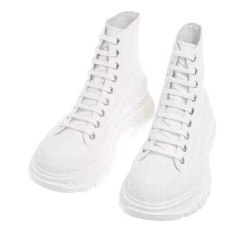 Alexander Mcqueen Tread High-top Sneakers White