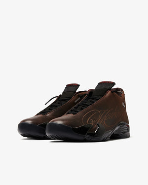 Air Jordan 14 Retro SP Mowalola Sneakers ‘Black Burnt Red’