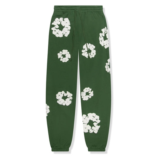Denim Tears wreath sweatpants green