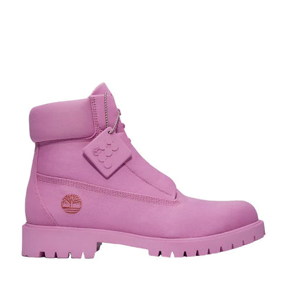 TIMBERLAND X PANGAIA PREMIUM FABRIC 6-INCH BOOT FOR MEN IN PINK