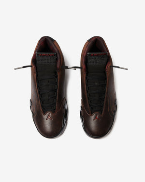 Air Jordan 14 Retro SP Mowalola Sneakers ‘Black Burnt Red’