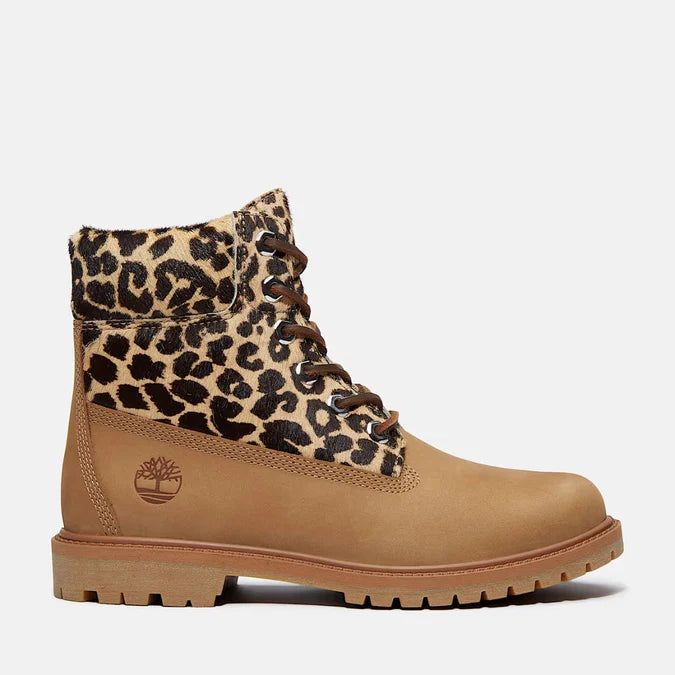 Timberland Premium 6 Inch Boot Leopard Beige Nubuck