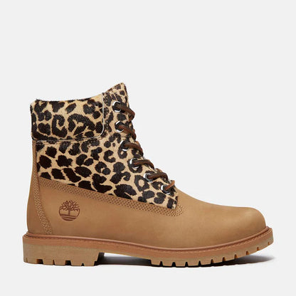 Timberland Premium 6 Inch Boot Leopard Beige Nubuck