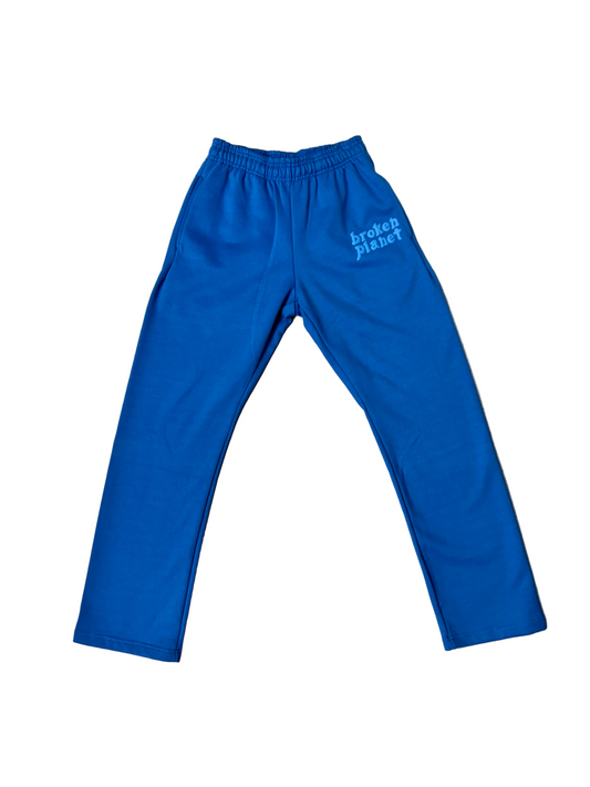 Broken Planet Market Straight Leg Sweatpants ‘Blue’