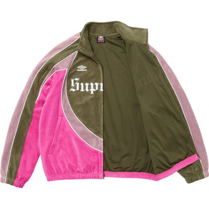 Supreme/Umbro Velour Track Jacket ‘Olive’