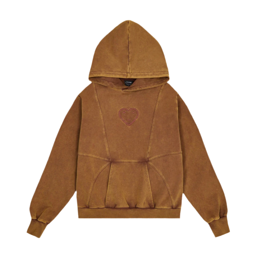 Carsicko Cybe Pull-over Hoodie washed Brown