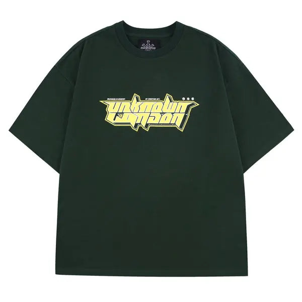 Unknown London Bottle Green Retro Tee