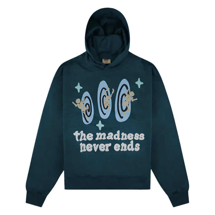 Broken Planet The Madness Never Ends Hoodie Navy