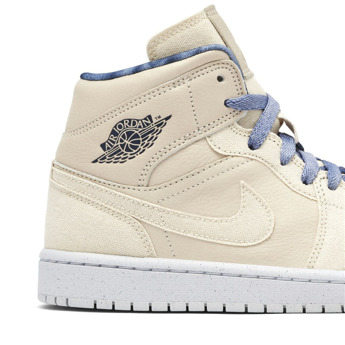 Air Jordan 1 Mid Sandrift Midnight Navy (Women's)