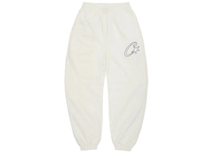 Corteiz Satin C Star Appliqué Bottoms ‘Off White’