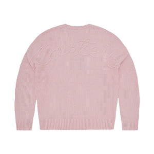 Corteiz Crochet Applique Knit Crew 'Light Pink'
