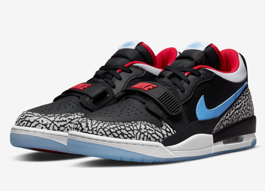 Jordan Legacy 312 Low Black Valow Blue