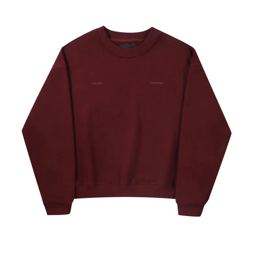 Unknown London Dark Red Uniform Crewneck