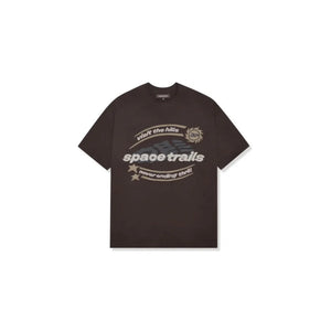 Broken Planet Space Trails T-Shirt ‘Mocha Brown’