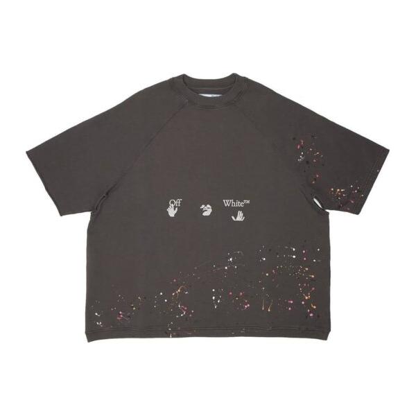 Off-White Vintage Paint Stain Crewneck T-shirt