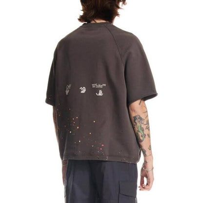 Off-White Vintage Paint Stain Crewneck T-shirt