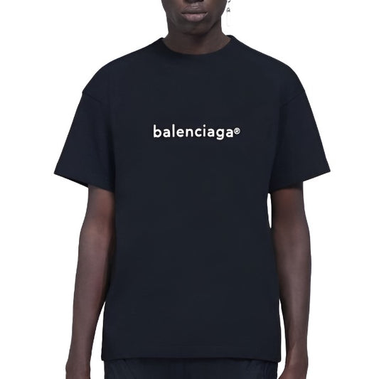 BALENCIAGA NEW COPYRIGHT MEDIUM FIT T-SHIRT IN BLACK