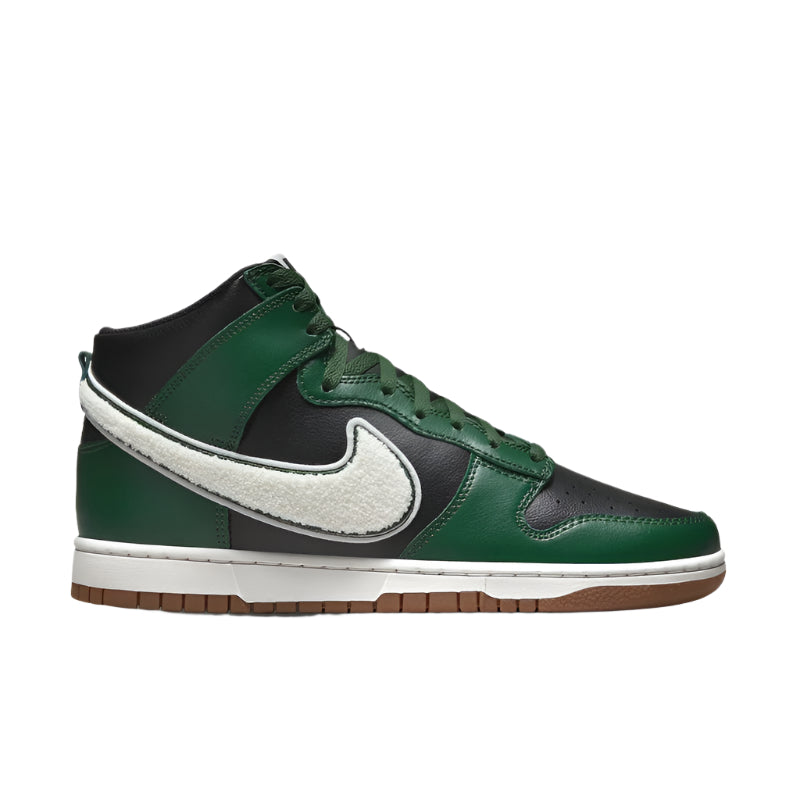 Nike Dunk High Chenille Swoosh 'Pine Green'