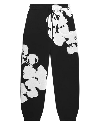 Biggie Cotton Wreath Sweatpants Black