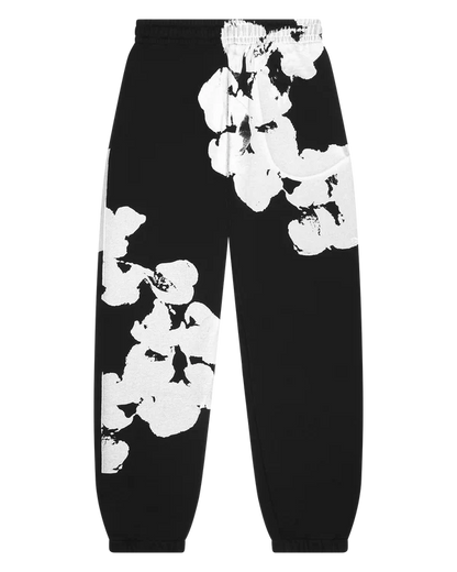 Biggie Cotton Wreath Sweatpants Black