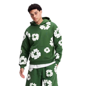 Denim Tears Cotton Wreath Hoodie Green