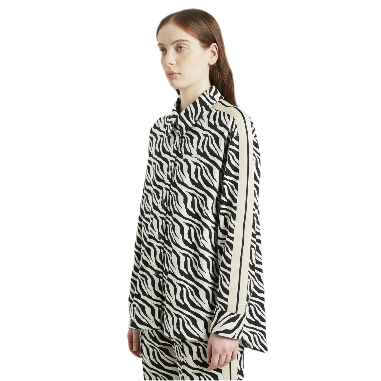 Palm Angels Zebra JQRD Track Shirt
