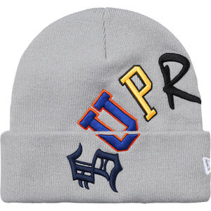 Supreme New Era® Arc Beanie ‘Grey’