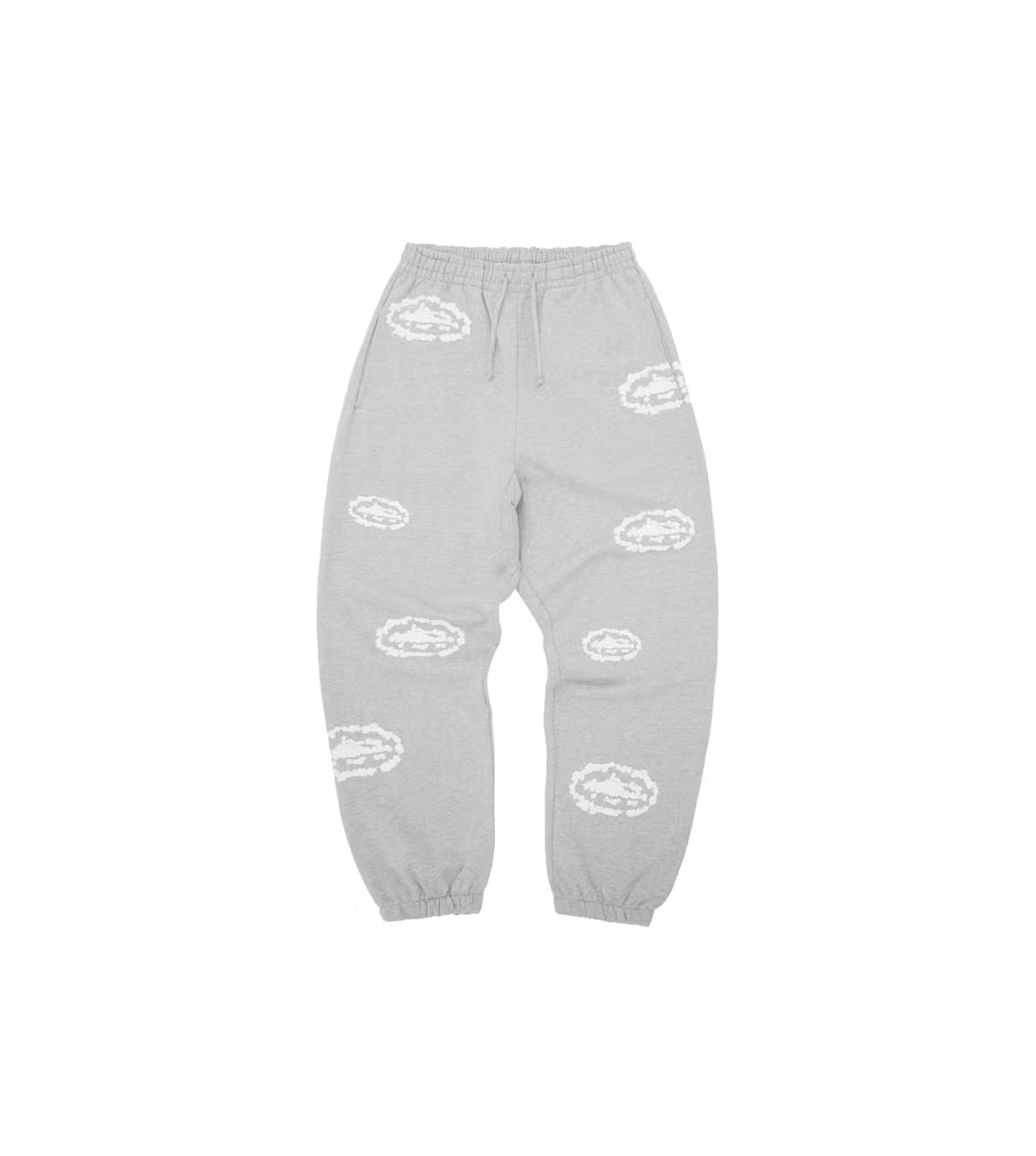 Corteiz x Denim Tears Island Wreath Sweatpants ‘Grey’