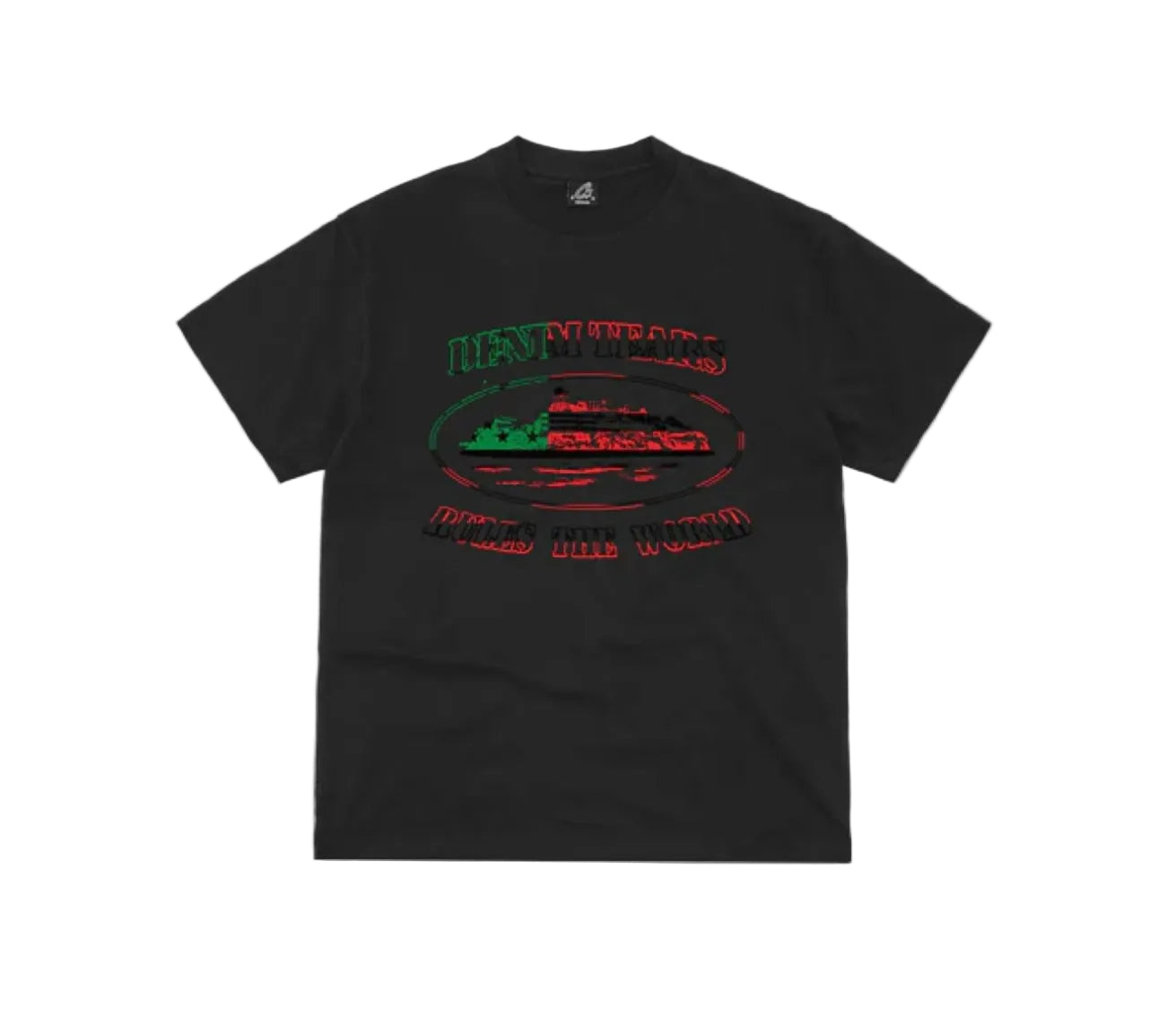 Corteiz x Denim Tears Cortears OG Alcatraz Tee ‘Black’