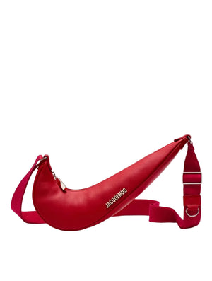 Nike x Jacquemus Le Sac Swoosh Leather Cross-body Bag ‘Dark Red’