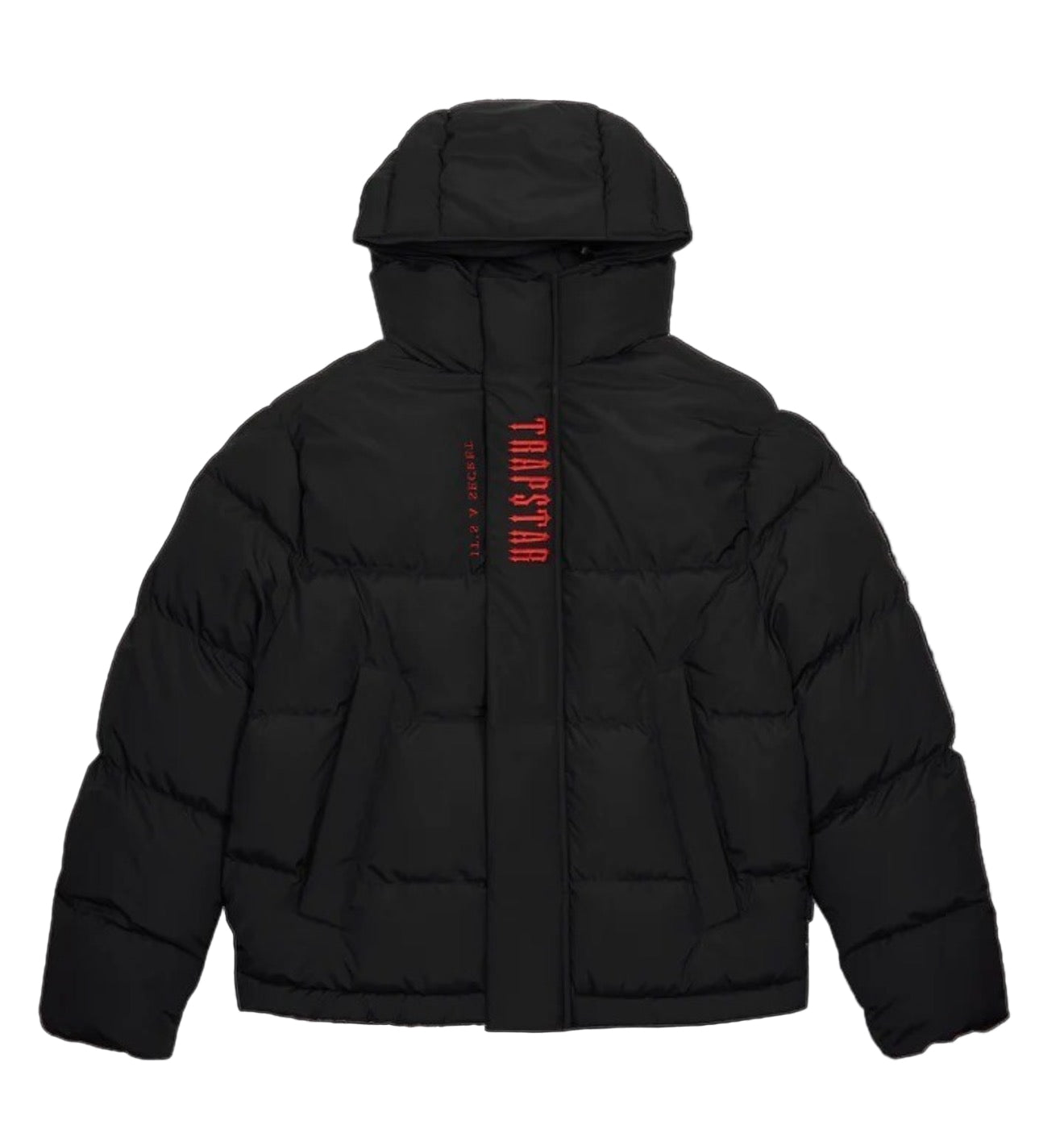 Trapstar Decoded 2.0 Hooded Puffer Jacket 'Black'