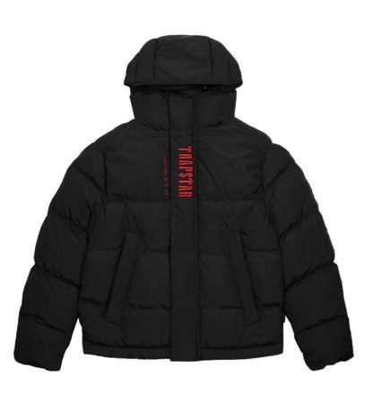 Trapstar Decoded 2.0 Hooded Puffer Jacket 'Black'