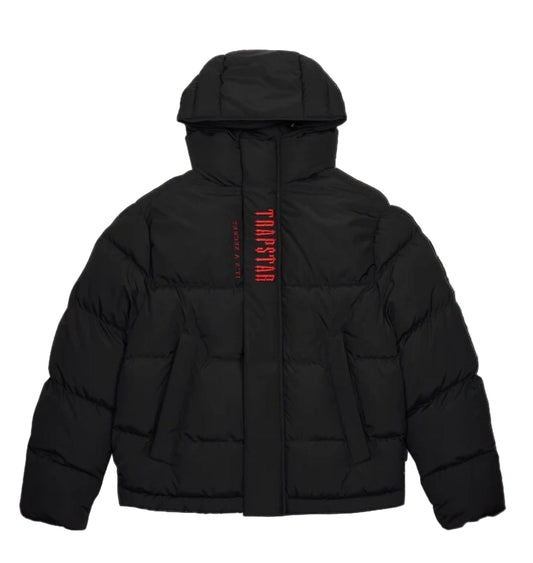 Trapstar Decoded 2.0 Hooded Puffer Jacket 'Black'