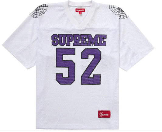 Supreme Spiderweb Football Jersey 'White'