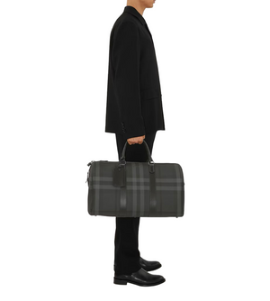 Burberry Boston Faux-Leather Holdall Bag