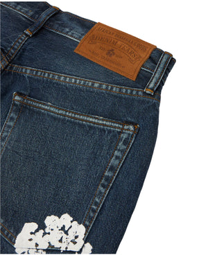 Denim Tears Straight Cotton Wreath Denim Pant 'Dark Wash'
