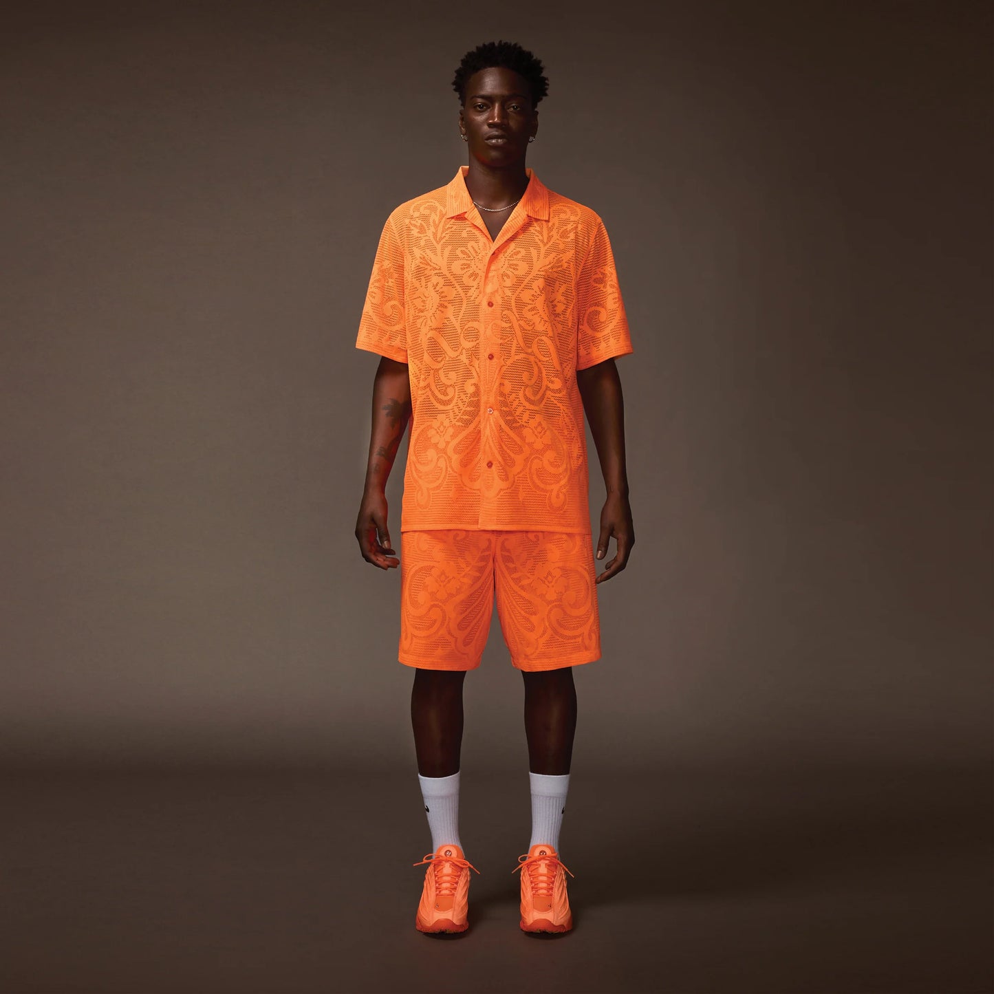 Nike x NOCTA Drapers Button Up Safety Orange