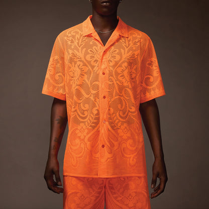 Nike x NOCTA Drapers Button Up Safety Orange