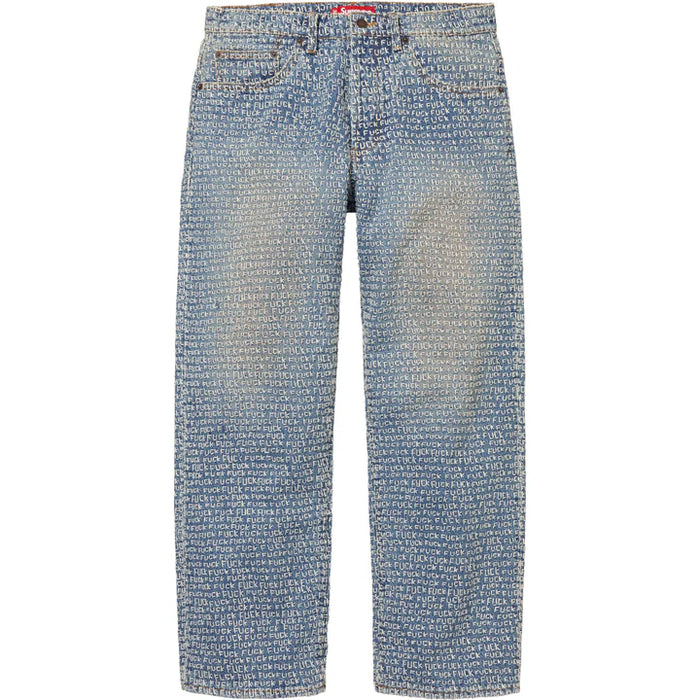 Supreme Fuck Stitch Loose Fit Jeans ‘Blue’