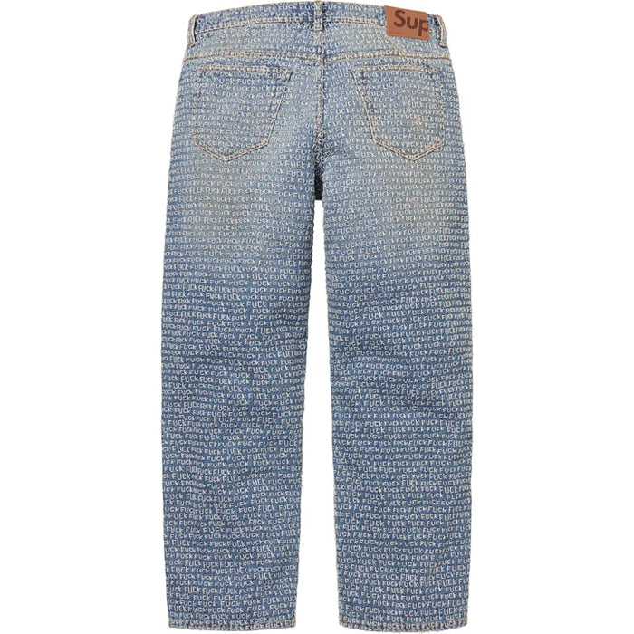 Supreme Fuck Stitch Loose Fit Jeans ‘Blue’