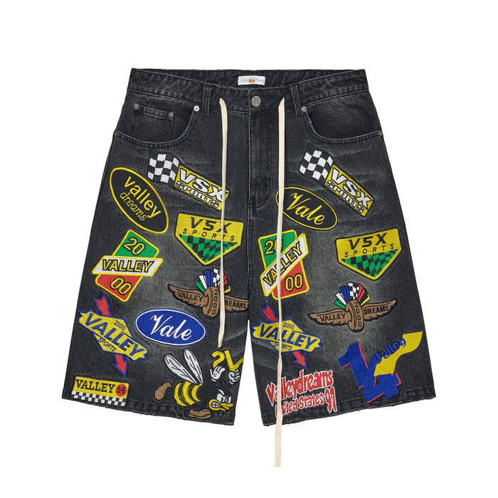 Vale Forever Passport Jorts Black