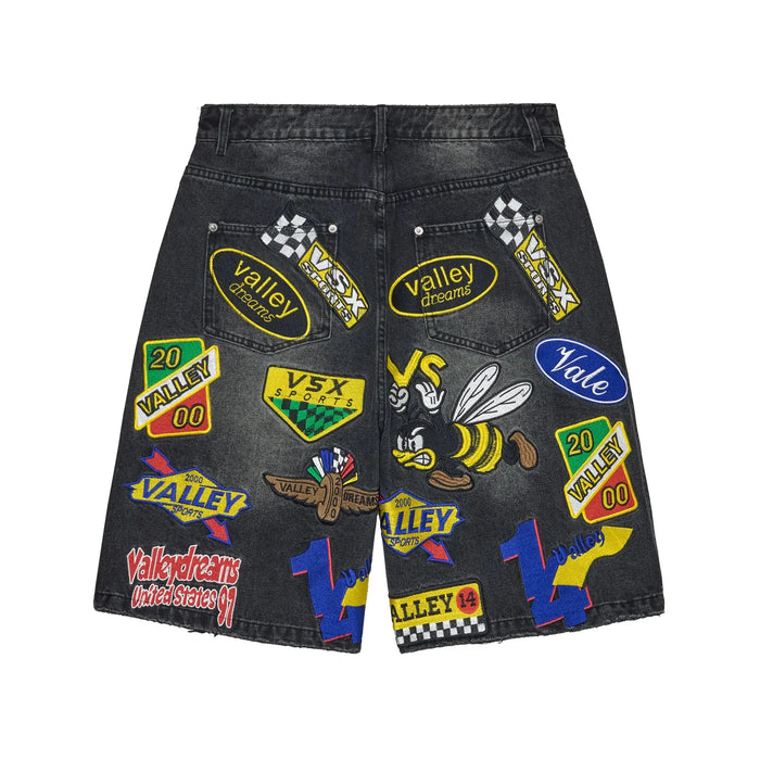 Vale Forever Passport Jorts Black