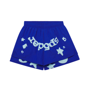 Sp5der Beluga Double Layer Shorts ‘Tory Blue’