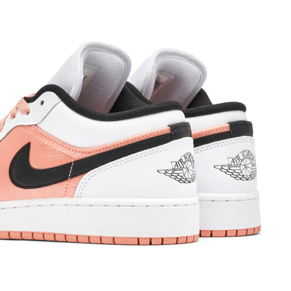Air Jordan 1 Low White Light Madder Root (GS) 'Tan'