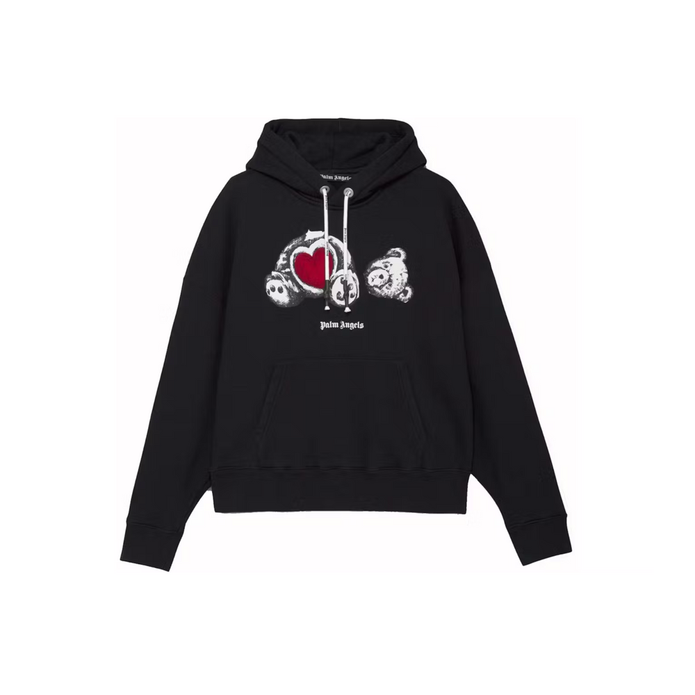 Palm Angels Bear in Love Hoodie ‘Black’