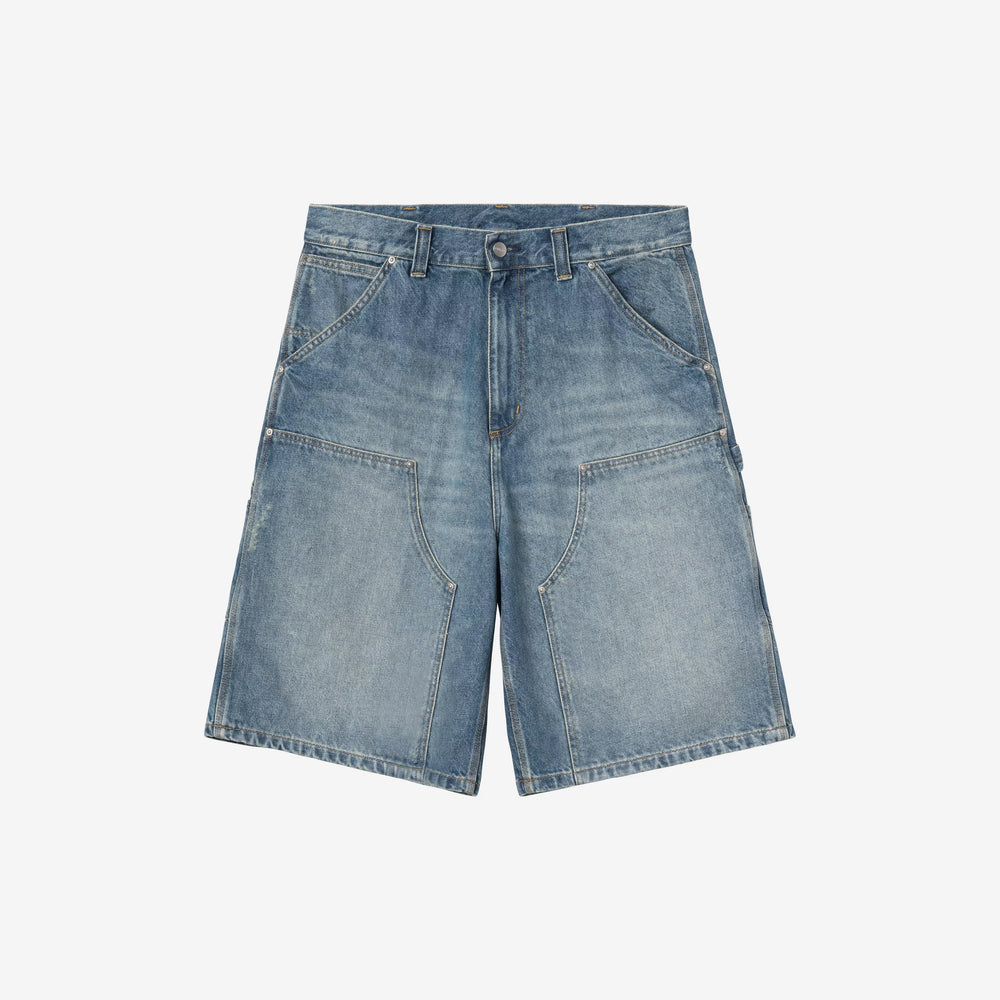 Carhartt OG Aden Double Knee Short ‘Blue Grind Wash’