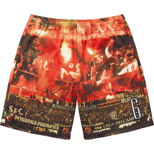 Supreme Vinci Por Noi Soccer-Print Shorts 'Multi-colour'