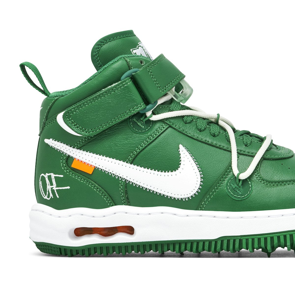 Nike Air Force 1 Mid Off-White Pine Green